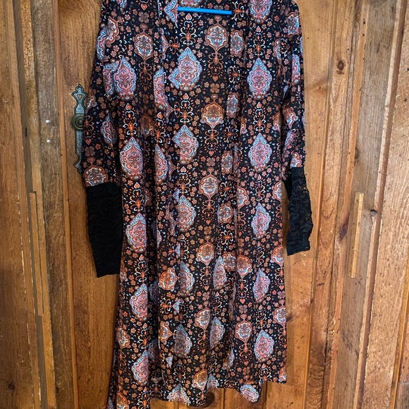 Abstract print cardigan - Picture 1 of 3